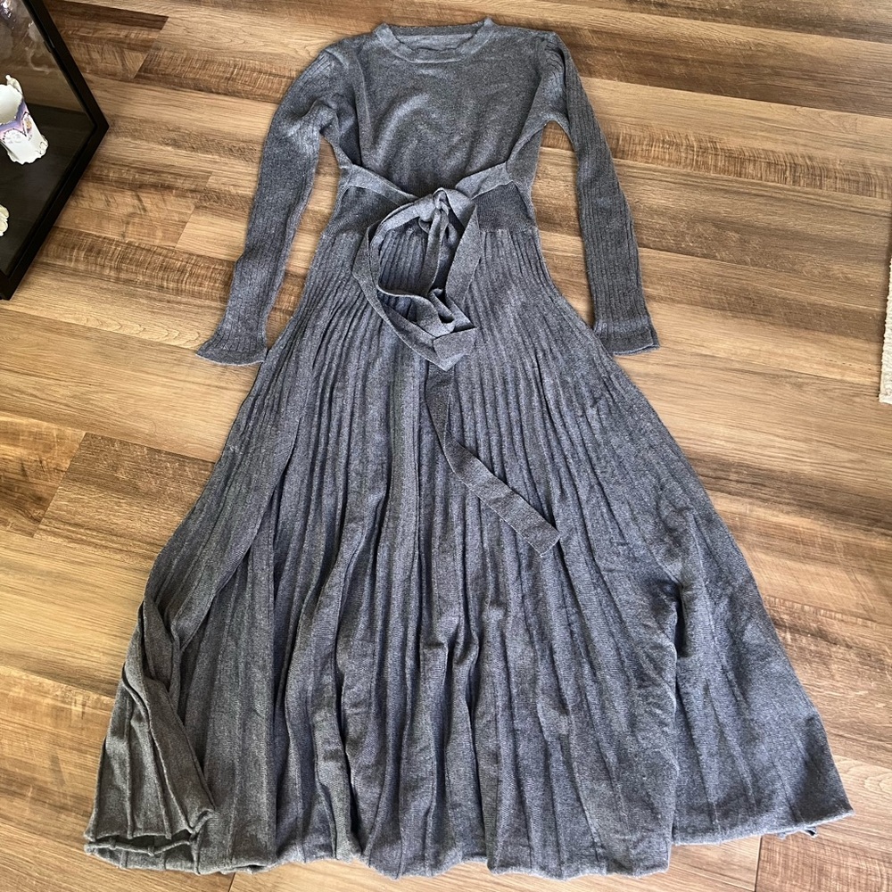 Cashmere Pleated Dress